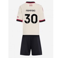 Liverpool Jeremie Frimpong #30 Koszulka Wyjazdowa dzieci 2025-26 Krótki Rękaw (+ krótkie spodenki)